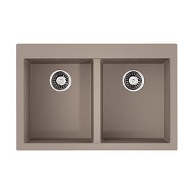 Мойка кухонная Omoikiri Bosen 80-2-SA Tetogranit, бежевый